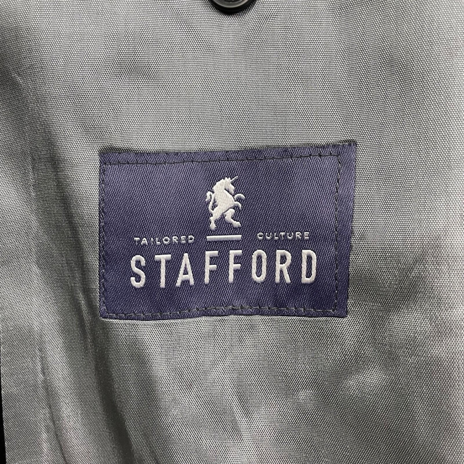 Stafford Stafford Men's Satin Lapel 1-Button Classic Fit Tuxedo Suit Size 52L - 5 Thumbnail