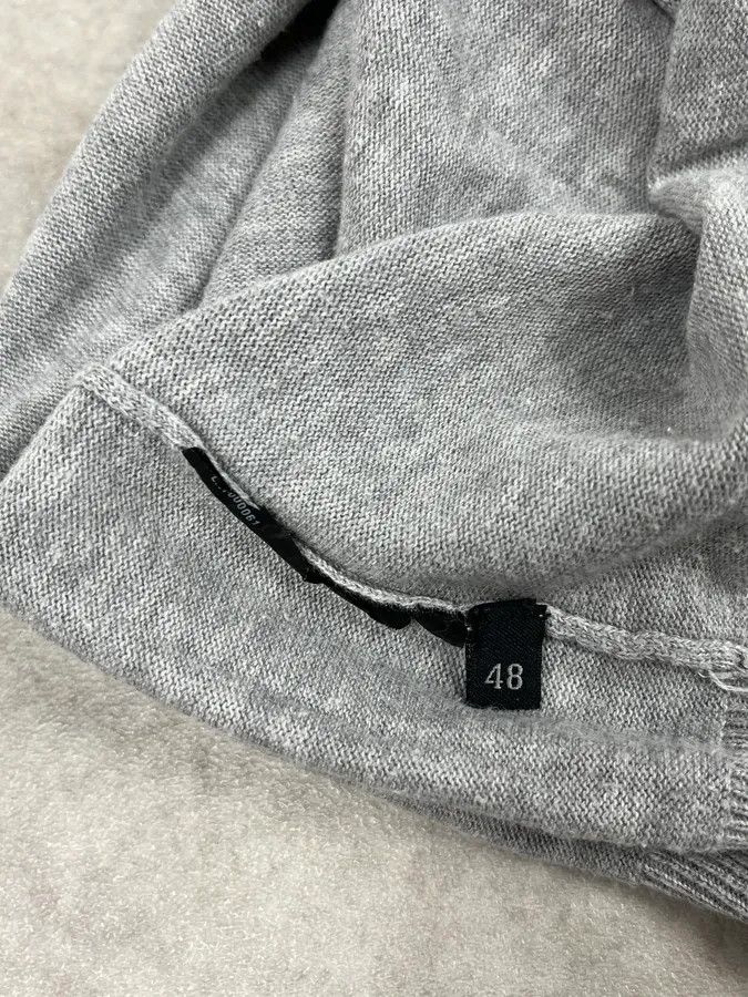 Prada SS2007 Prada Grey V-Neck Contrast Trim Sweater Size M / US 6-8 / IT 42-44 - 9 Thumbnail