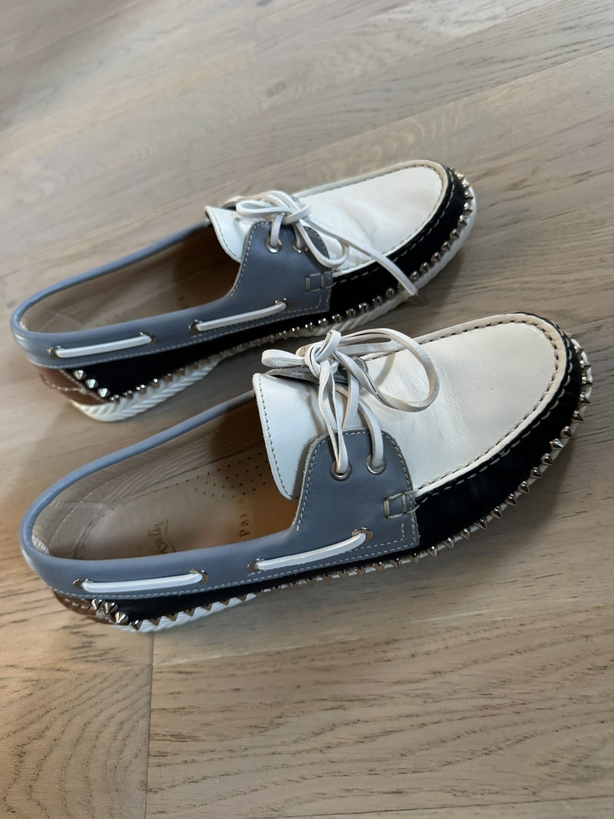 Christian Louboutin Christian Louboutin Steckel Boat Deck Flats sz 41.5 see phot Size US 8.5 / EU 41-42 - 15 Thumbnail