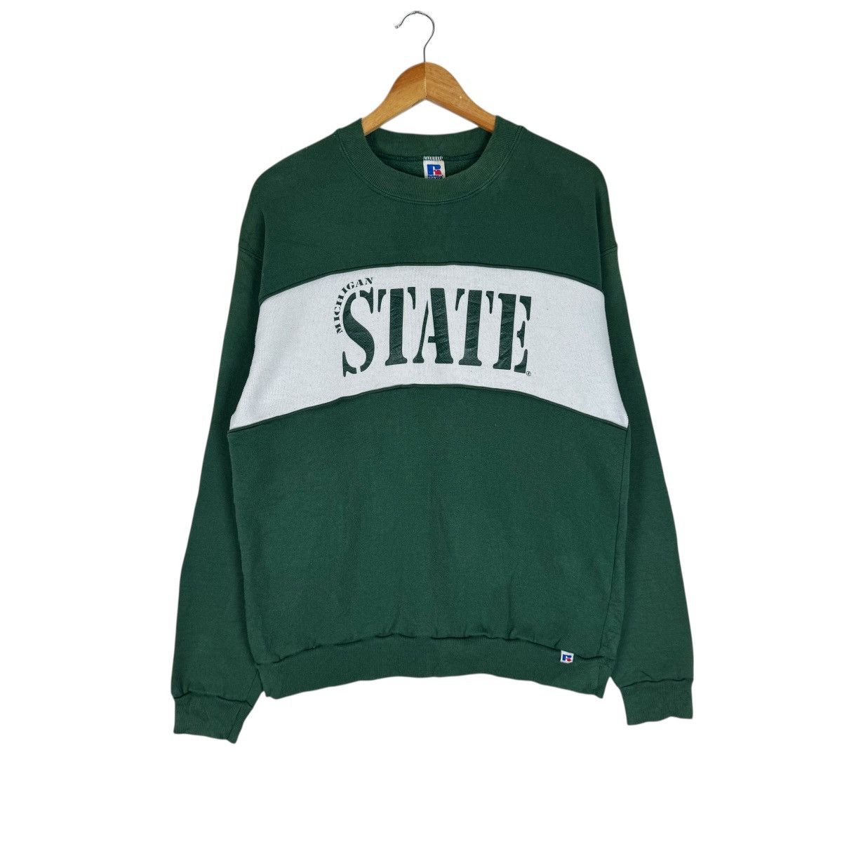Russell Athletic 🌟VTG 90s MICHIGAN STATE SWEATSHIRTS Size US L / EU 52-54 / 3 - 2 Thumbnail