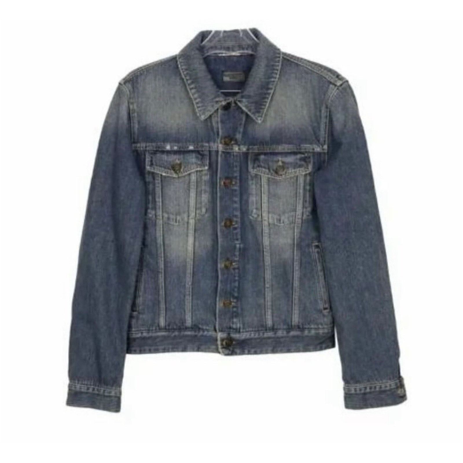 Saint Laurent Paris NWT SAINT LAURENT Denim Blue Jacket Sz.M Size M / US 6-8 / IT 42-44 - 2 Thumbnail
