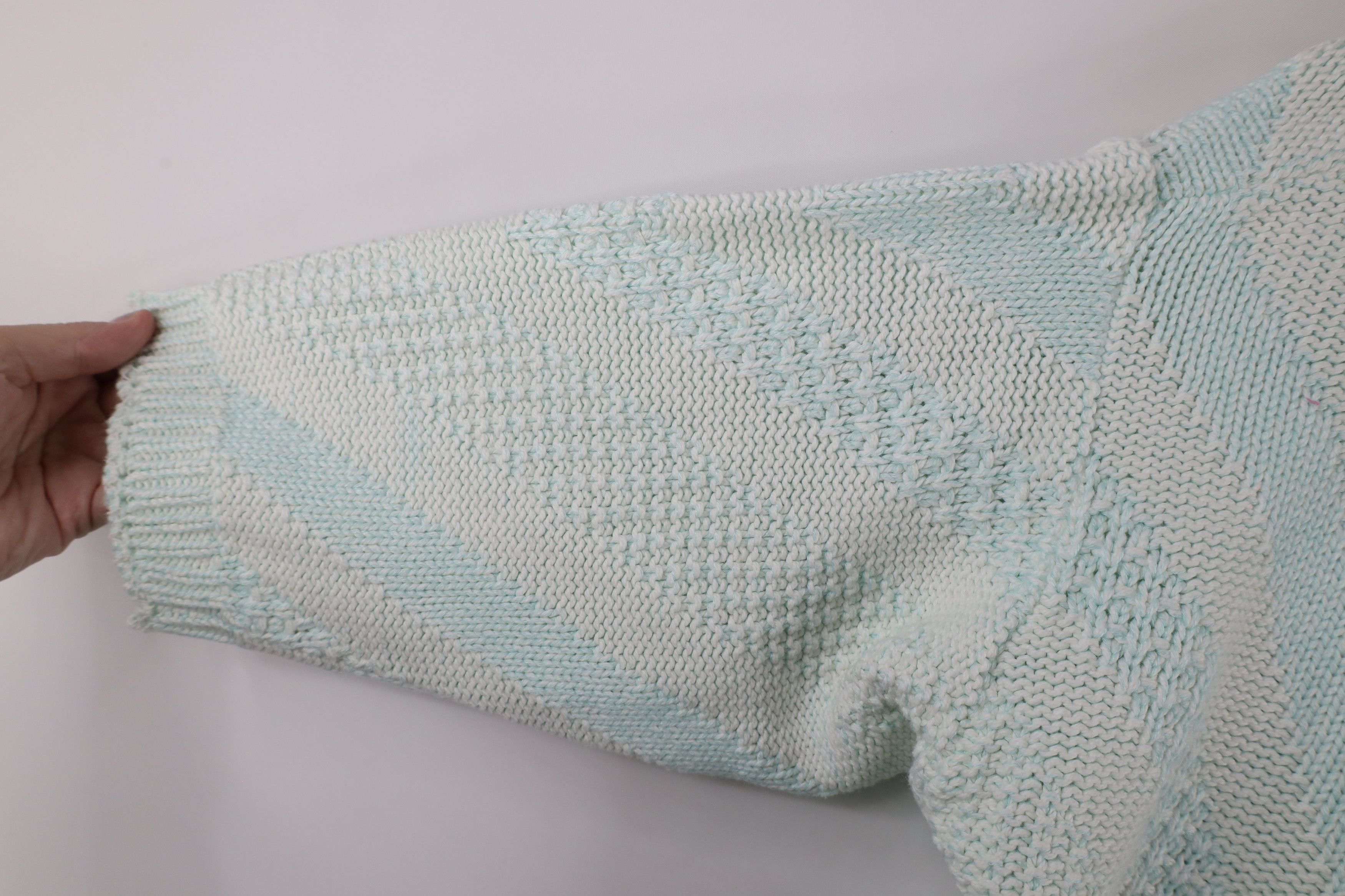 Vintage Vintage 70s Streetwear 3/4 Sleeve Chunky Knit Sweater Size S / US 4 / IT 40 - 8 Thumbnail