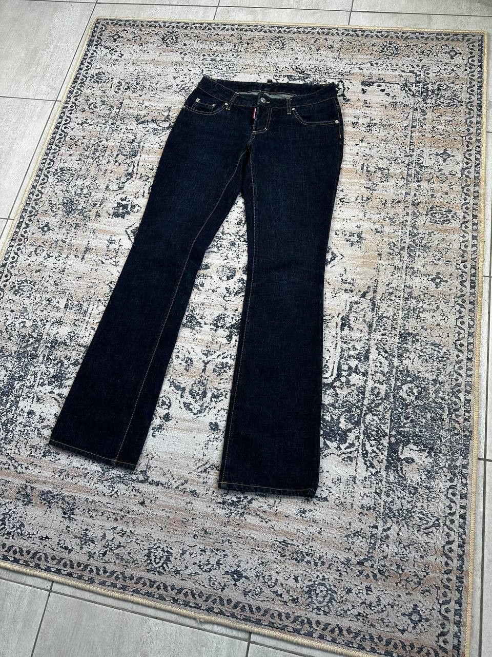 Dsquared2 Dsquared2 Luxury Blue Flared Blue Jeans Size 28" / US 6 / IT 42 - 3 Thumbnail