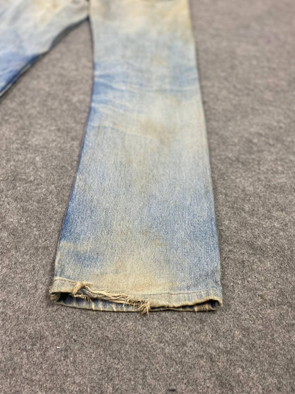 Levi's vintage 90s levis 501 distressed denim nice design Size US 30 / EU 46 - 8 Thumbnail