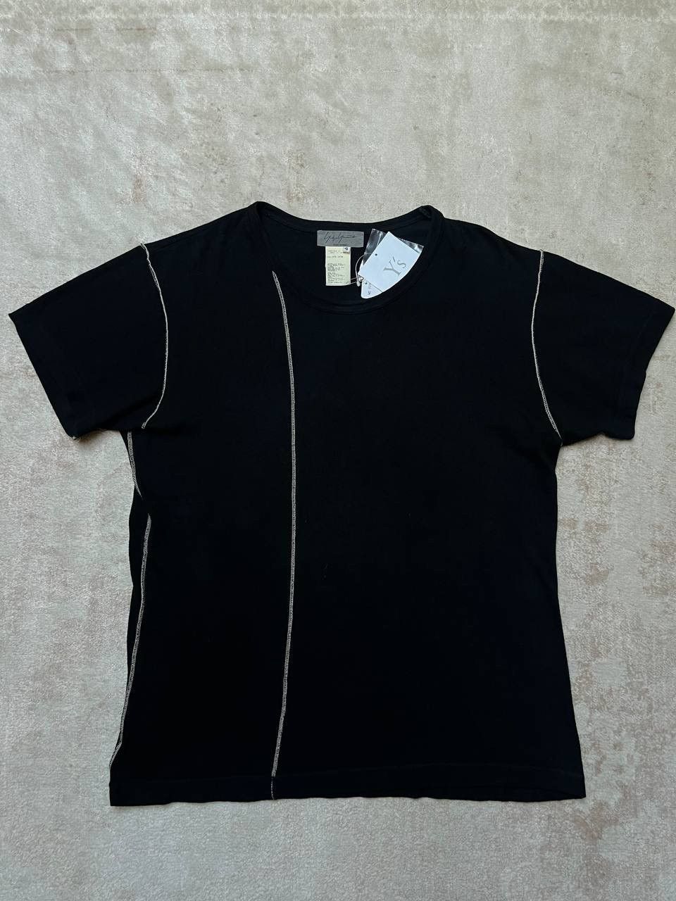 image of Yohji Yamamoto Pour Homme Tshirt in Black, Men's (Size XL)