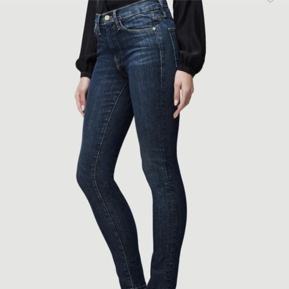 Frame Le High Harvard Skinny Jeans Denim Distressed School Size 26" / US 2 / IT 38 - 5 Thumbnail