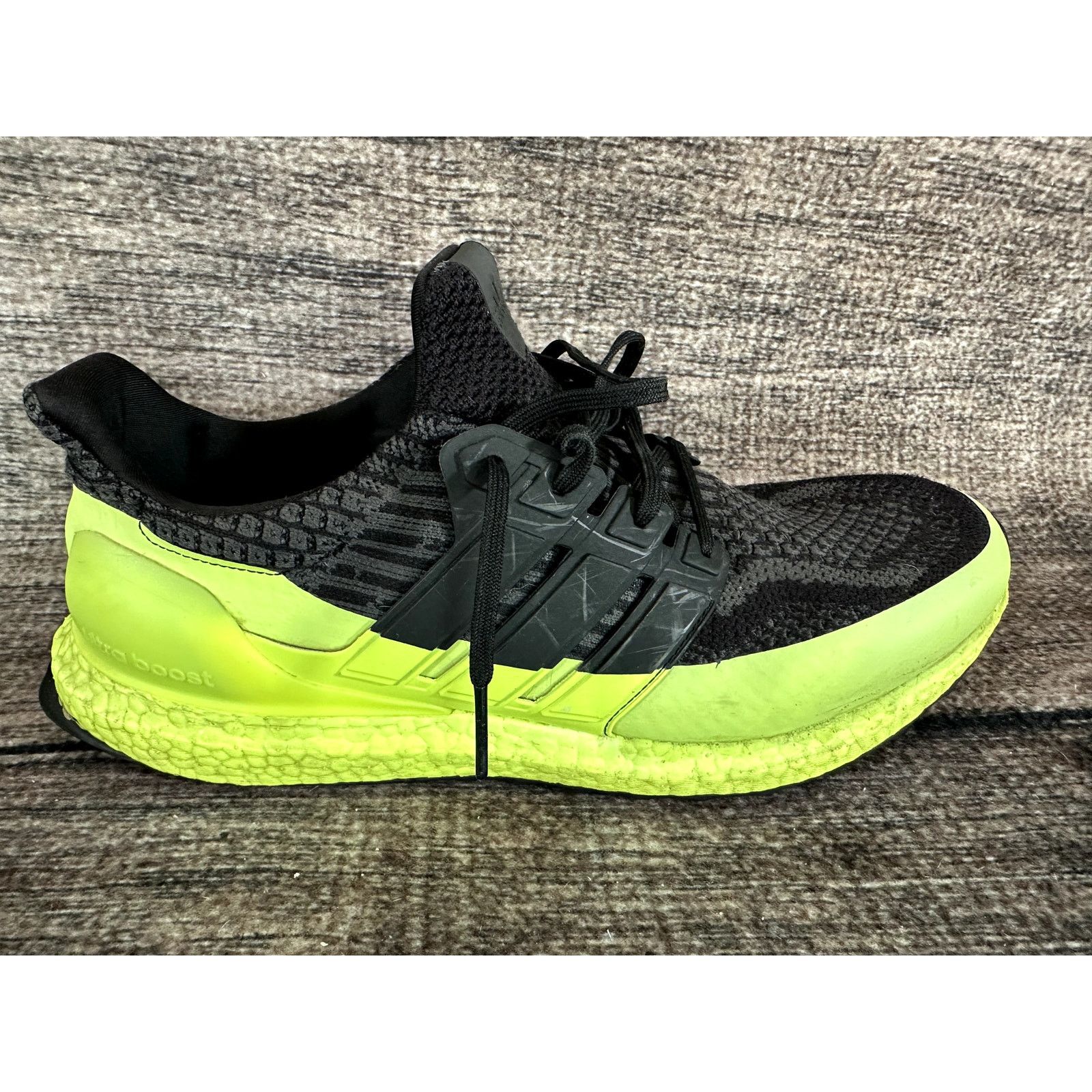Adidas Adidas Ultraboost 5.0 Dna Black Solar Yellow Shoes Mn H68071 Size US 12 / EU 45 - 8 Thumbnail