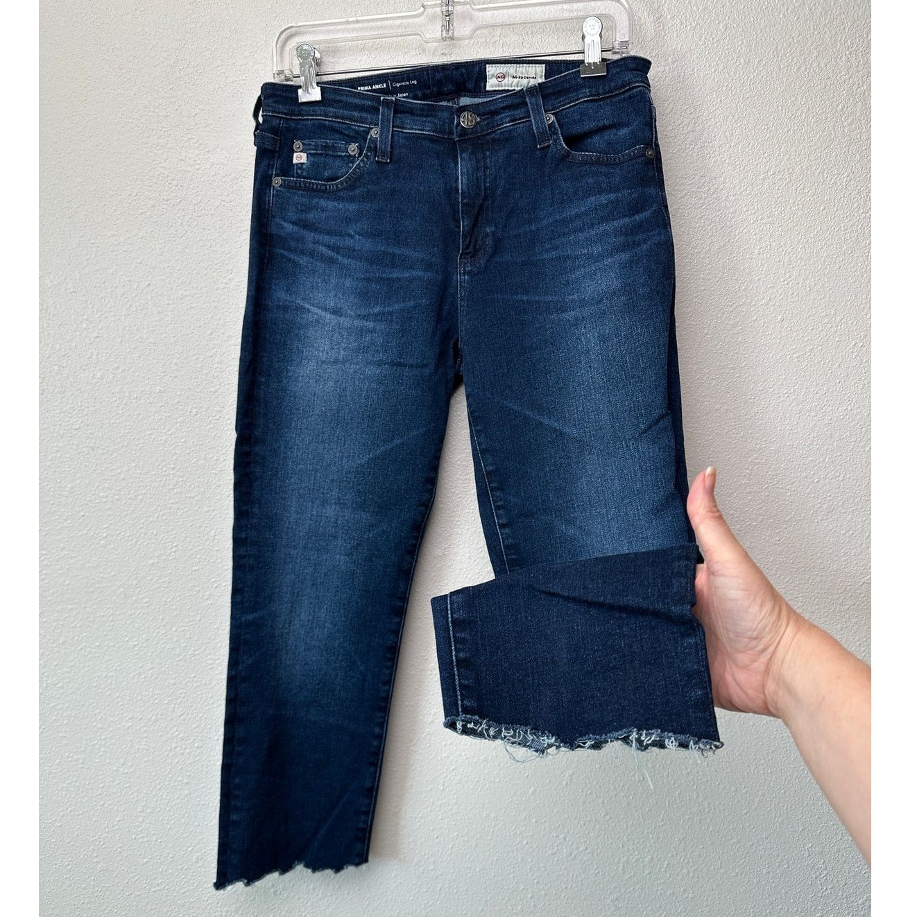 AG Adriano Goldschmied AG Prima Jeans Medium Dark Wash Womens US 28 Cigarette Size 28" / US 6 / IT 42 - 1 Thumbnail