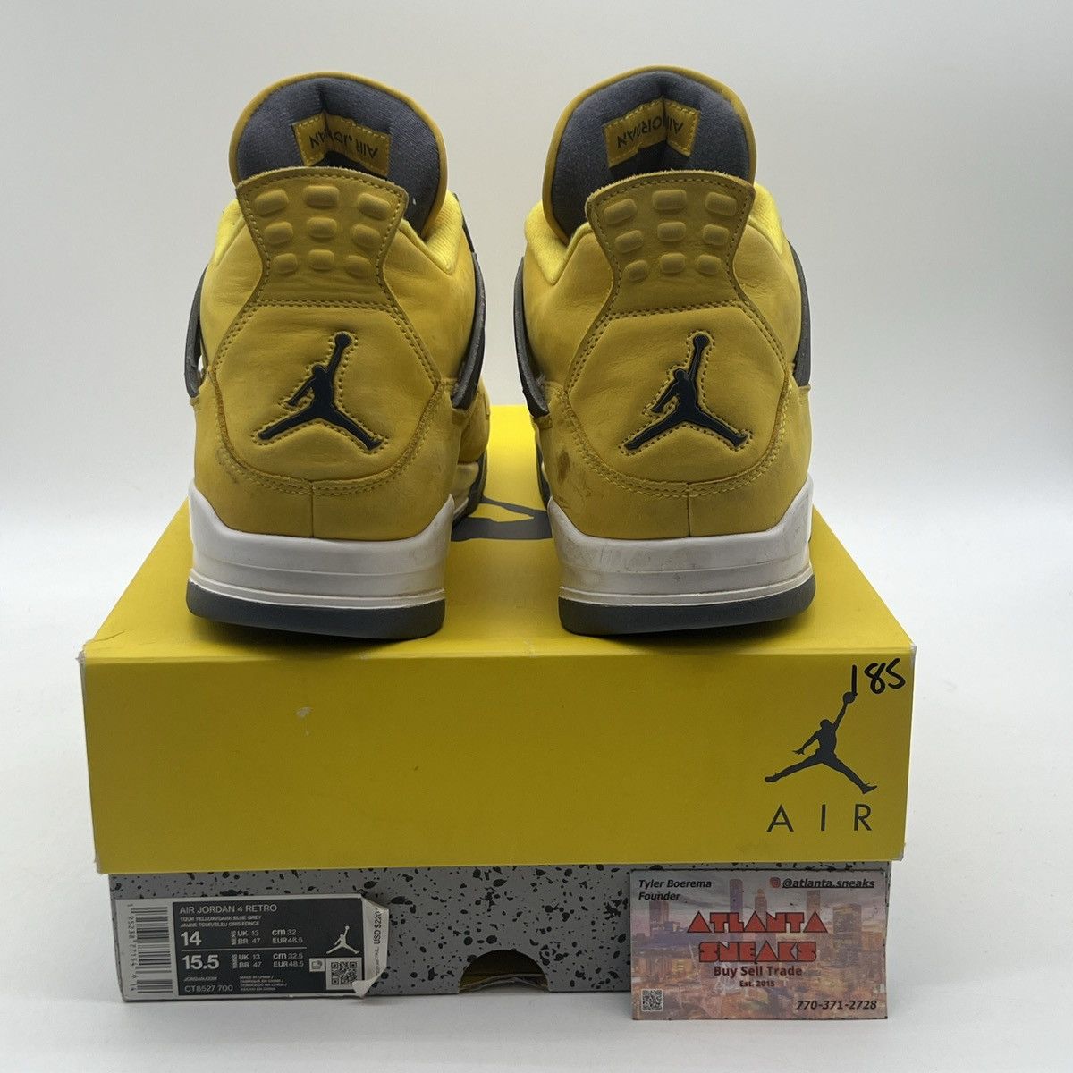 Jordan Brand Air Jordan 4 lightning Size US 14 / EU 47 - 3 Thumbnail