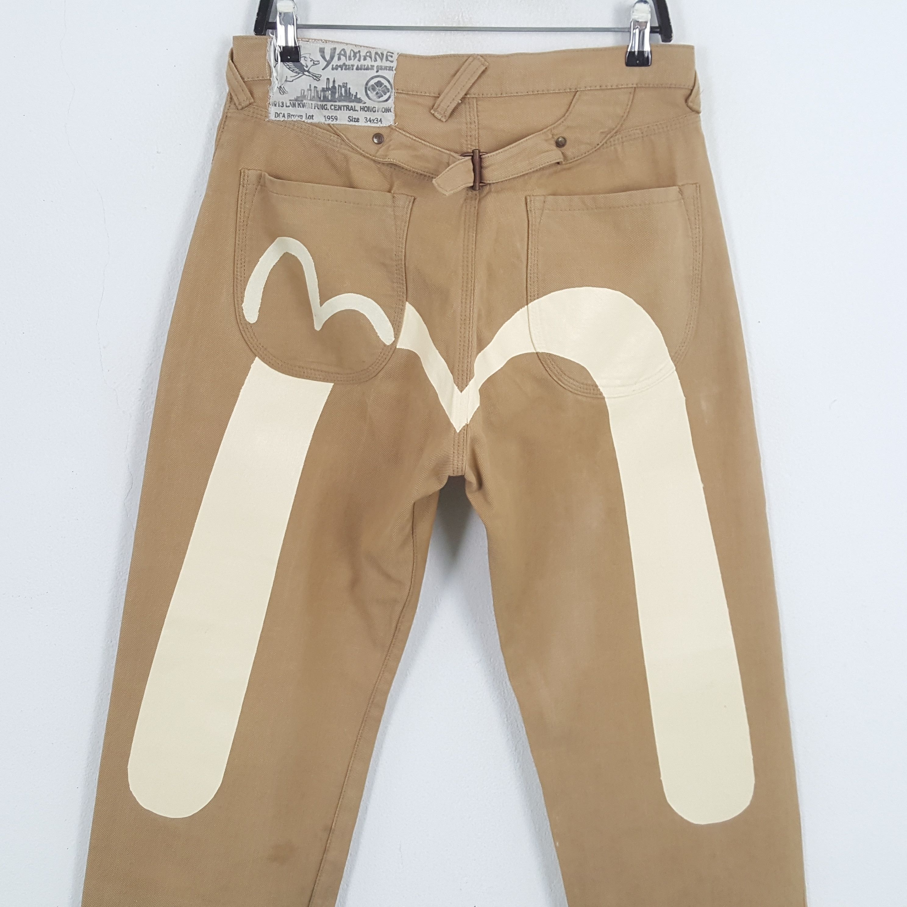 Evisu EVISU YAMANE Japanese Brand Custom Daicock Pants Size US 30 / EU 46 - 2 Thumbnail