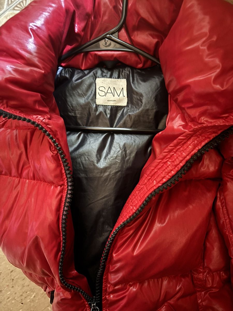 SAM. Red and Black Sam coat size small Size S / US 4 / IT 40 - 2 Thumbnail