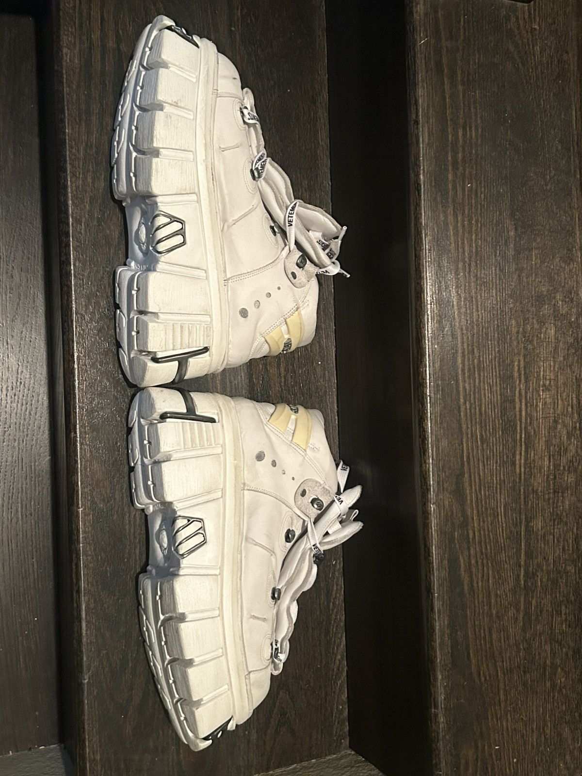 New Rock × Vetements VETEMENTS New Rock White Platform Sneakers Size US 12 / EU 45 - 4 Thumbnail