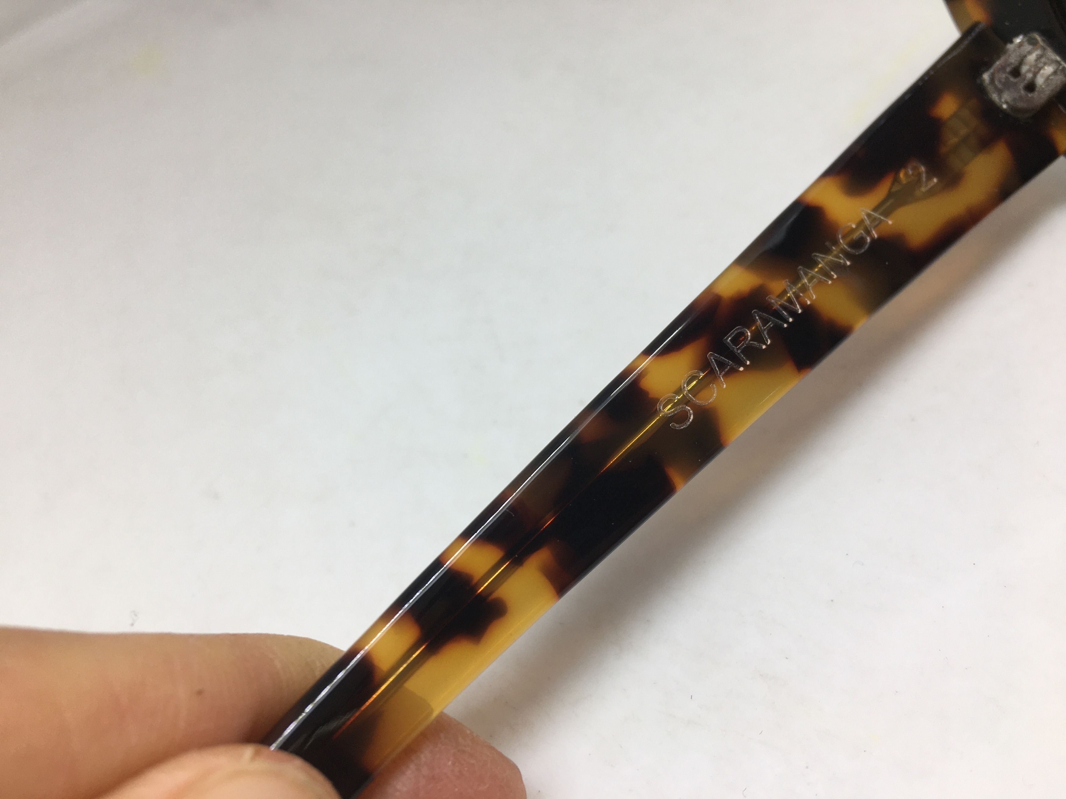 Vintage Doubleo Scaramanga Tortoise Acetate Oversize Sunglasses Size ONE SIZE - 6 Thumbnail