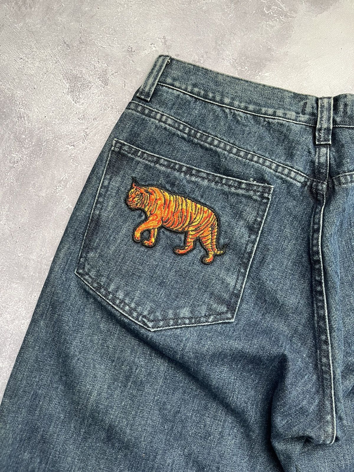 Versace Jeans Couture Versace Jeans Couture Delirium Multilogo Patch Denim Pants Size US 35 - 15 Thumbnail