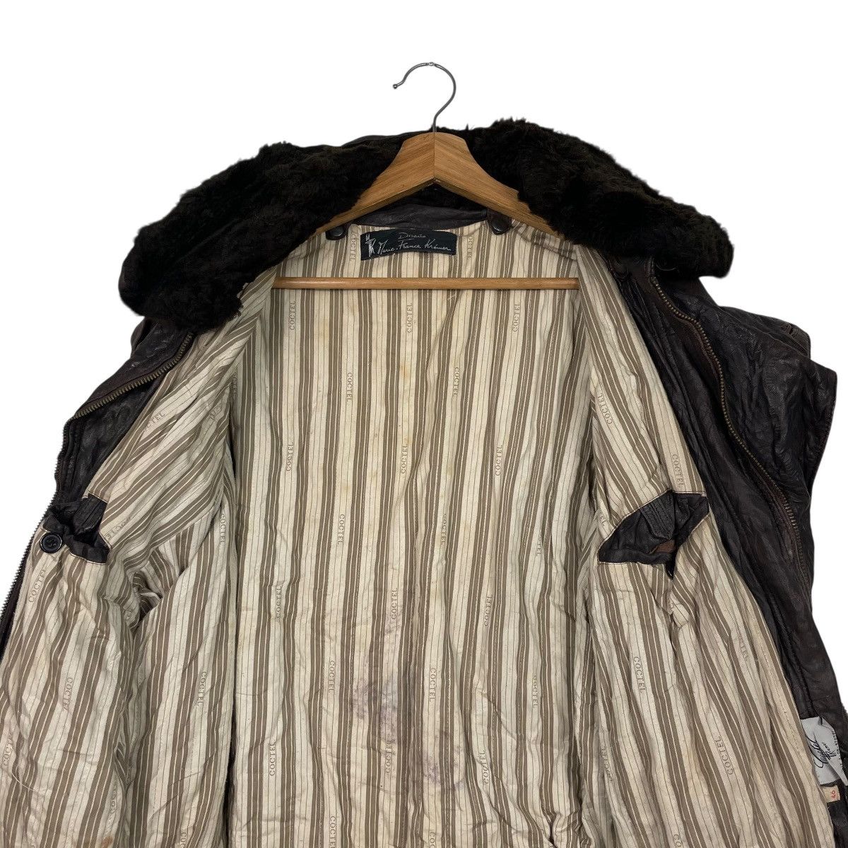 Other Vtg Marie-France Kremer Leather Jacket Size US S / EU 44-46 / 1 - 12 Thumbnail
