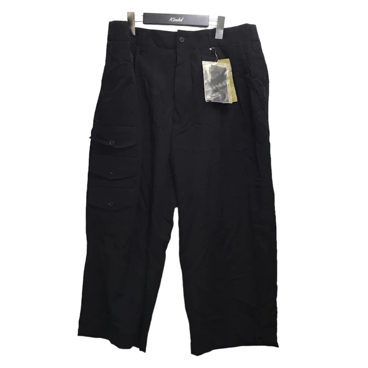 image of Yohji Yamamoto Pour Homme 19Ss Side Pocket Pants in Black, Men's (Size 35)