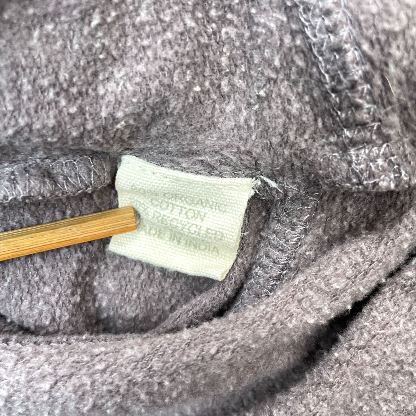 Vintage Synergy Hoodie Womens L Brown Cropped Fleece Cotton Pullover Raglan Hooded Easy Care Pockets Casual 90s City Womens Size L / US 10 / IT 46 - 4 Thumbnail