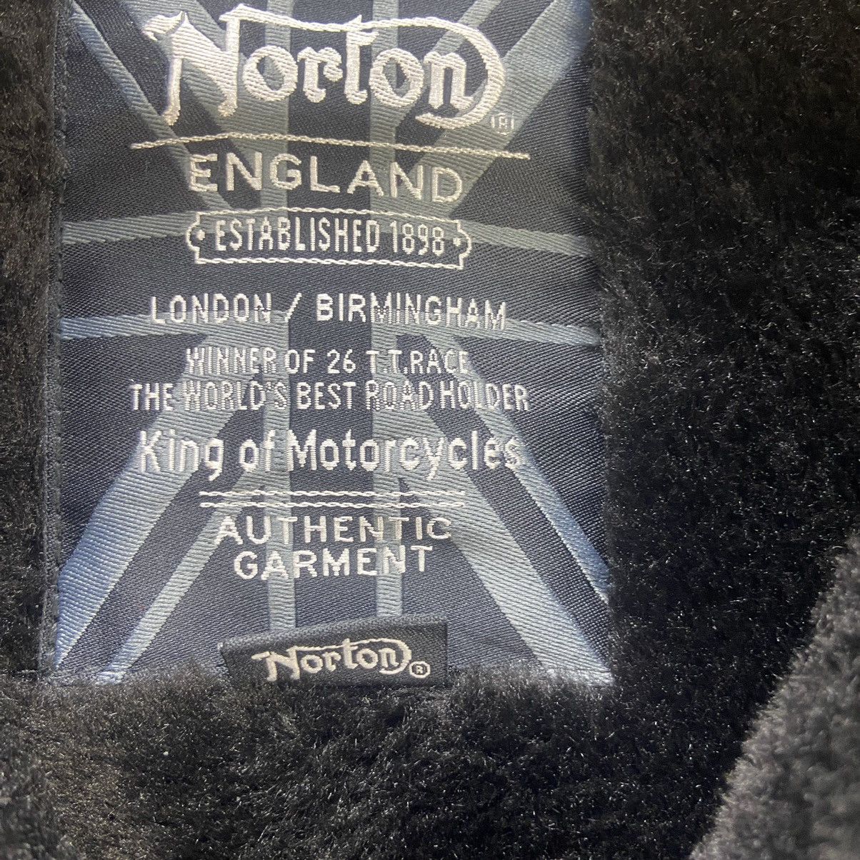 Norton Norton Rocker Speed Club Birmingham Racing Synthetic Leather Size US M / EU 48-50 / 2 - 19 Thumbnail