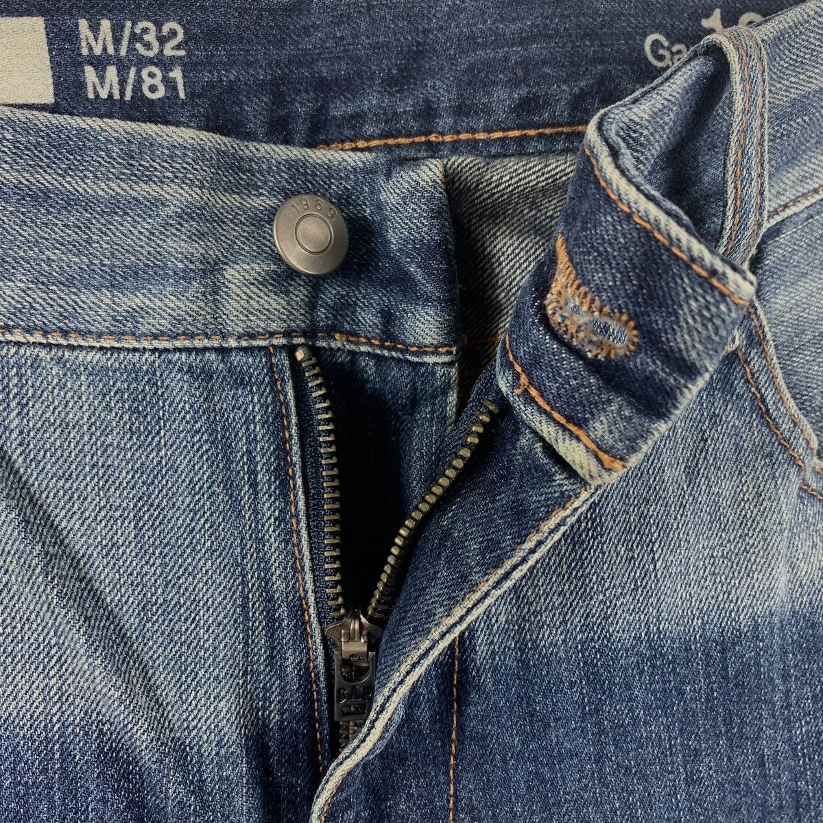 Gap GAP blue jeans bikers pants Size US 33 - 12 Thumbnail