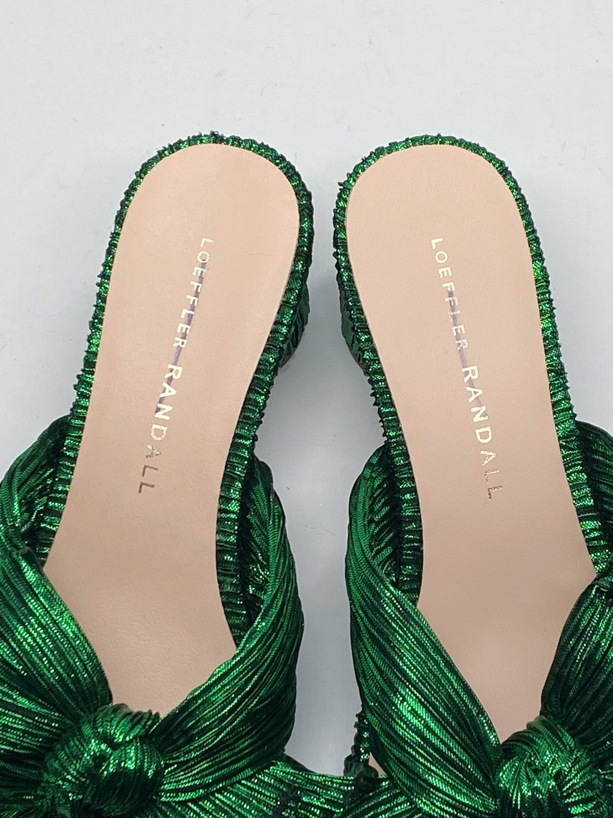 Loeffler Randall Loeffler Randall Emilia 50MM Pleated Knotted Mules size 5 Size US 5 / IT 35 - 4 Thumbnail
