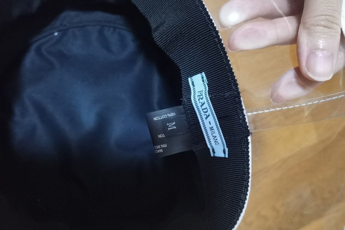 Prada Prada Canvas and PVC Bucket Hat Size ONE SIZE - 7 Thumbnail
