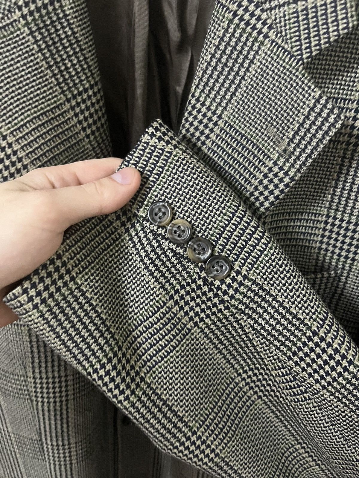 Yves Saint Laurent Yves Saint Laurent Vintage Wool Blazer Size 54L - 4 Thumbnail