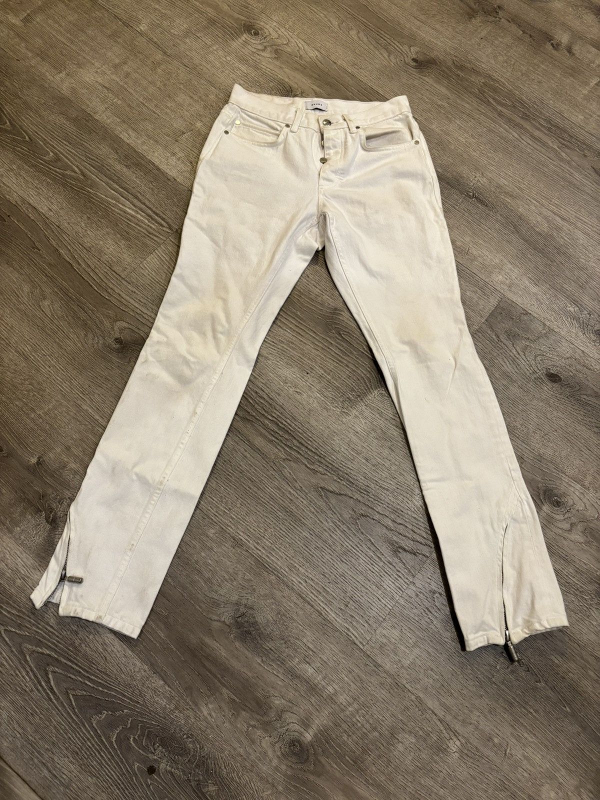 Rhude Rhude White Denim Size US 30 / EU 46 - 1 Thumbnail