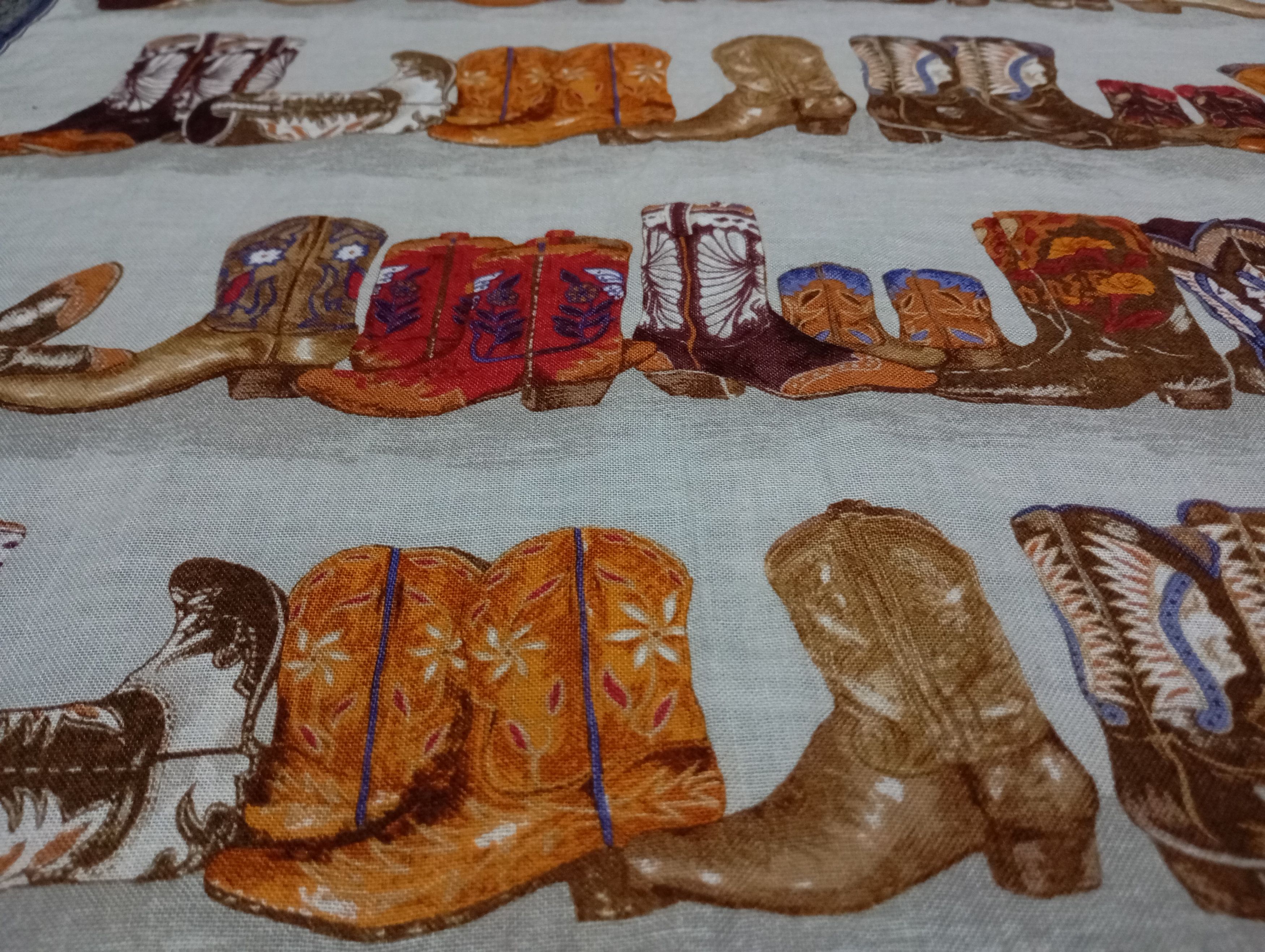 Cowboy Equipment Cowboys Boots Bandana Handkerchief Size ONE SIZE - 2 Thumbnail