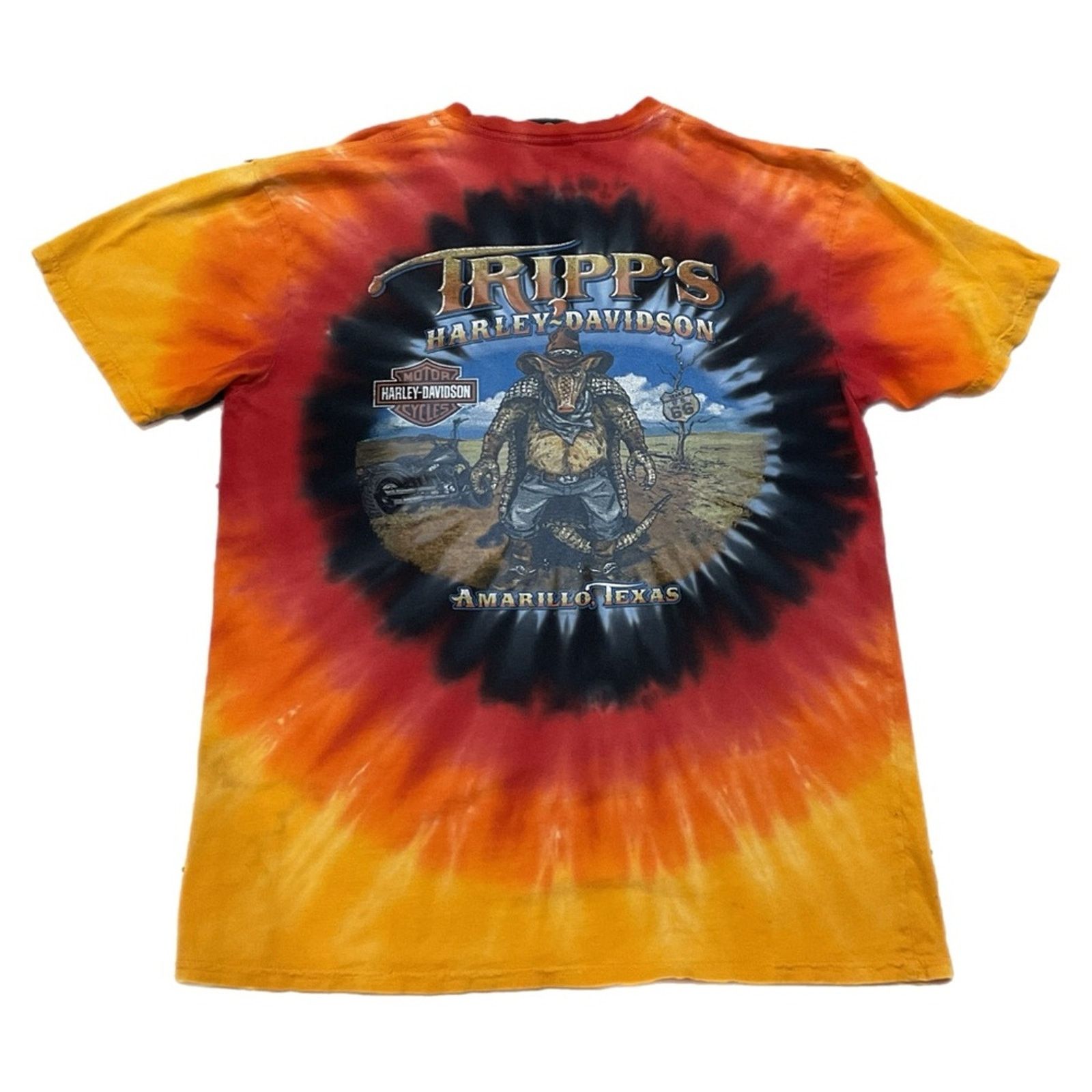 Harley Davidson Vintage Harley Davidson Armadillo Texas Graphic T-Shirt Size US L / EU 52-54 / 3 - 2 Thumbnail