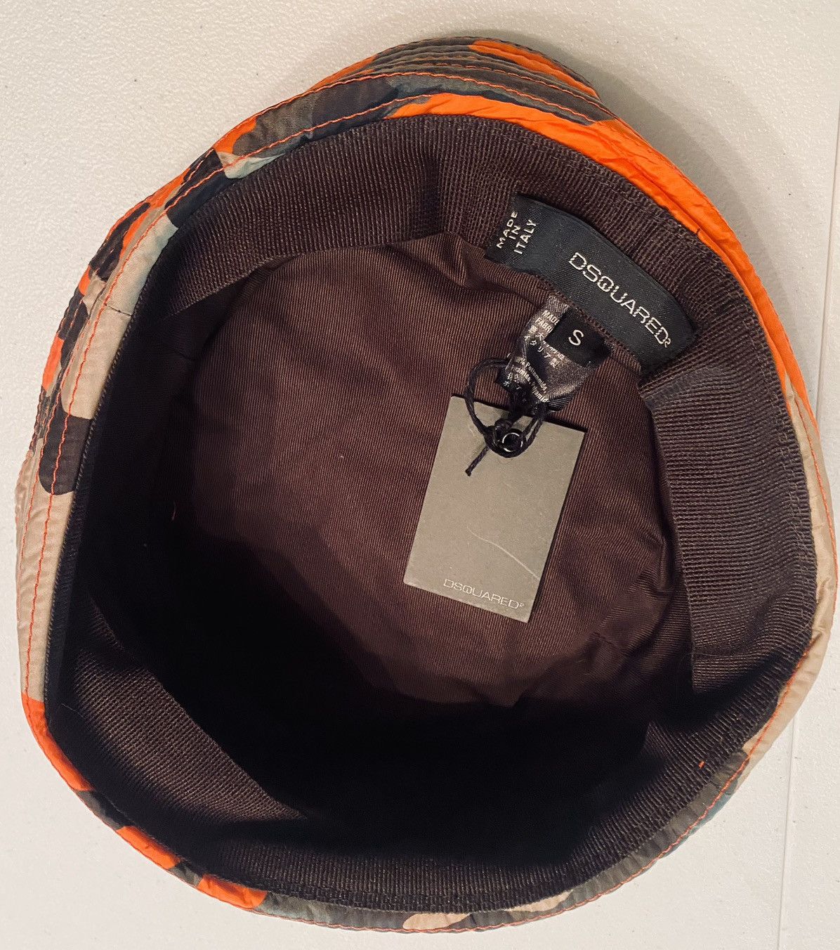 Dsquared2 Dsquared2 🇮🇹 Camo Techno Logo Side Bucket Hat S Italy NEW Size ONE SIZE - 3 Thumbnail