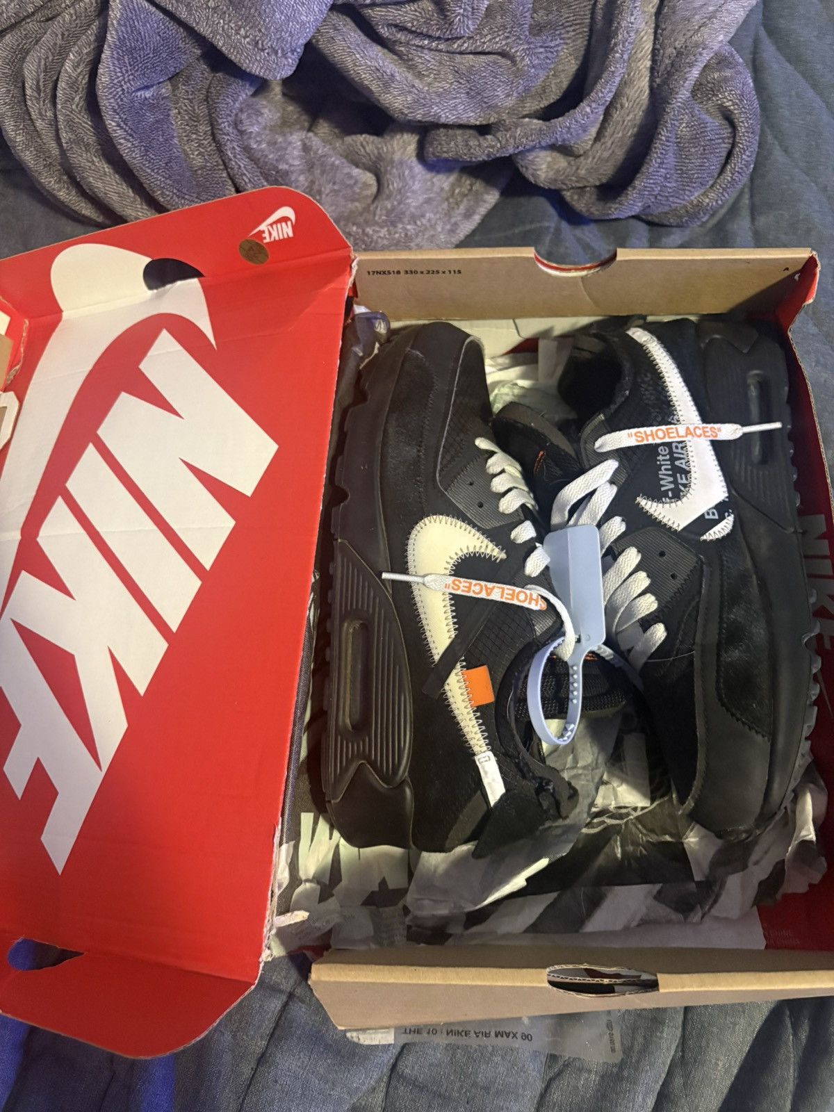 Nike Air max 90 Off White Size US 8 / EU 41 - 2 Thumbnail