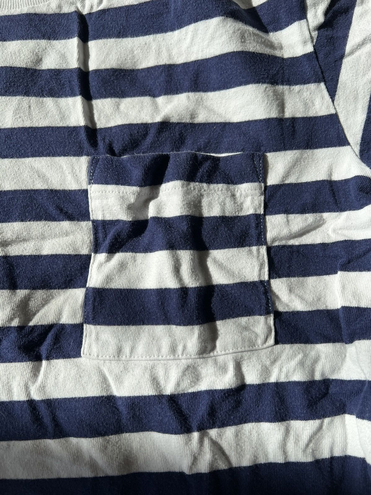 JW Anderson × Uniqlo Uniqlo JW Anderson Striped Asymmetrical T-Shirt Size US M / EU 48-50 / 2 - 2 Thumbnail