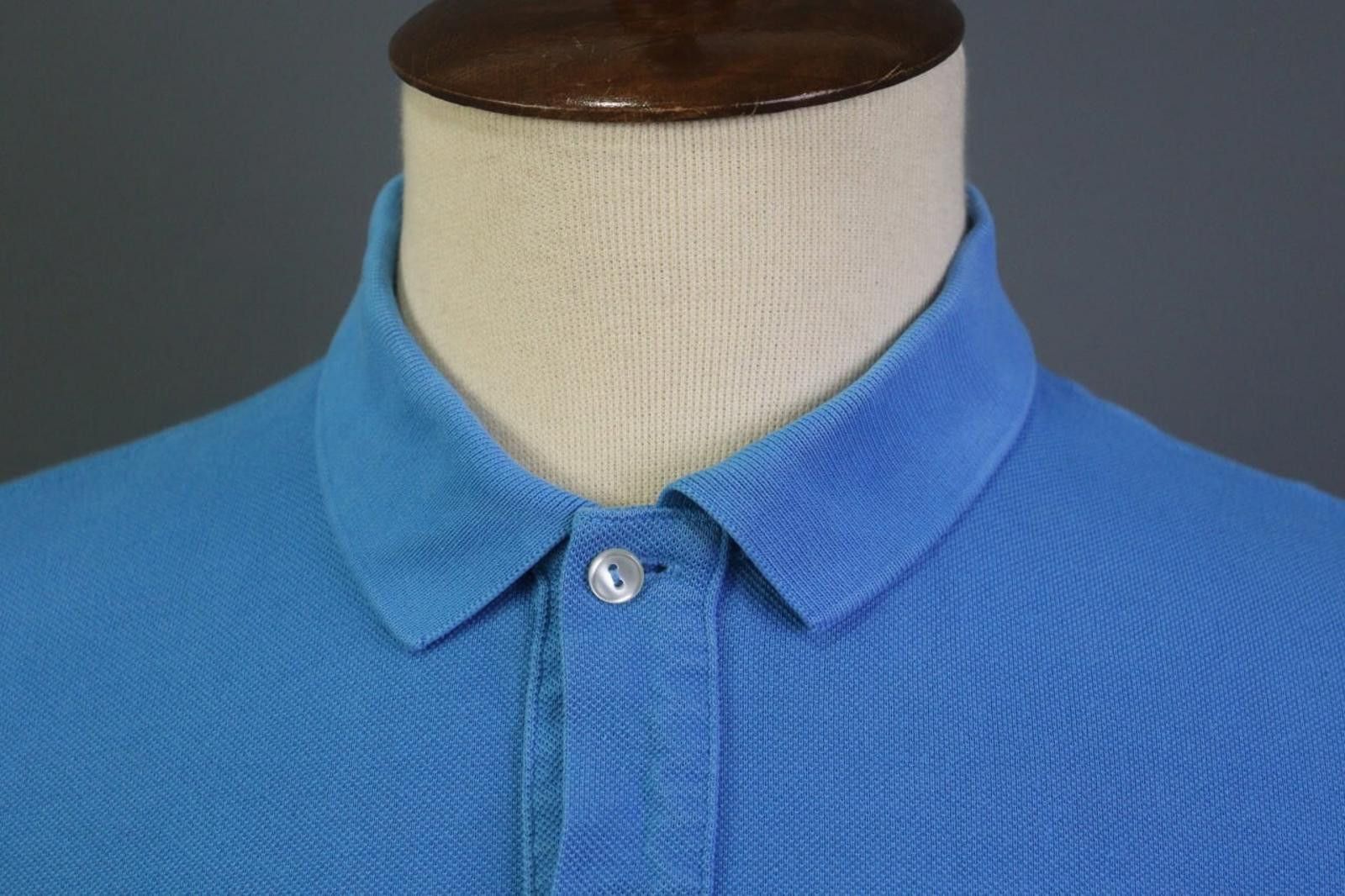Lacoste Lacoste Blue Cotton Collared Popover Polo Shirt Size M Size US M / EU 48-50 / 2 - 7 Thumbnail