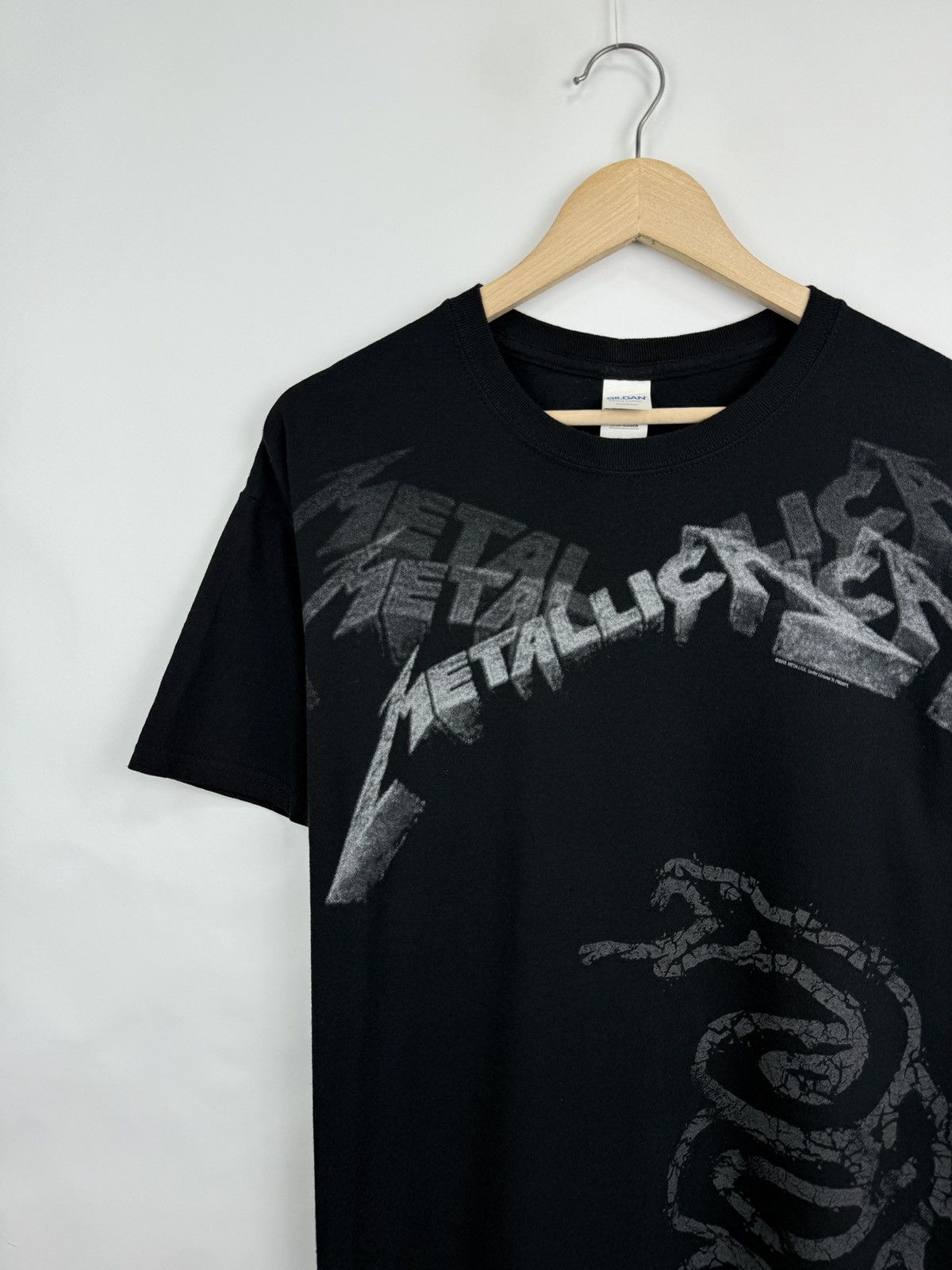 Metallica 🇺🇸 Vintage Metallica The Black Album Rock Bend T-Shirt Rare Size US L / EU 52-54 / 3 - 4 Thumbnail