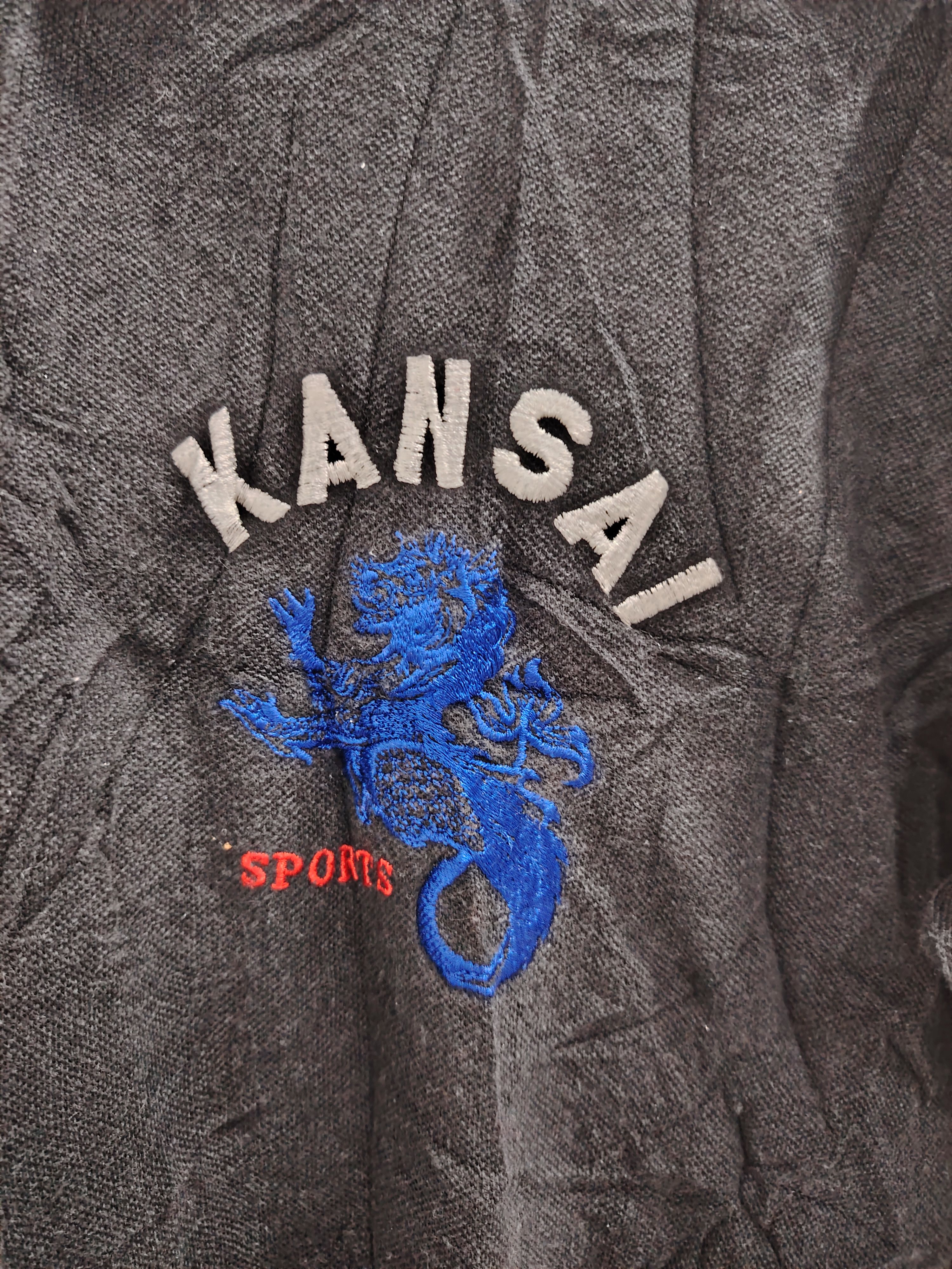 Kansai Yamamoto Vintage Kansai Sports Dragon Emboidered Polos Tee Size US M / EU 48-50 / 2 - 3 Thumbnail