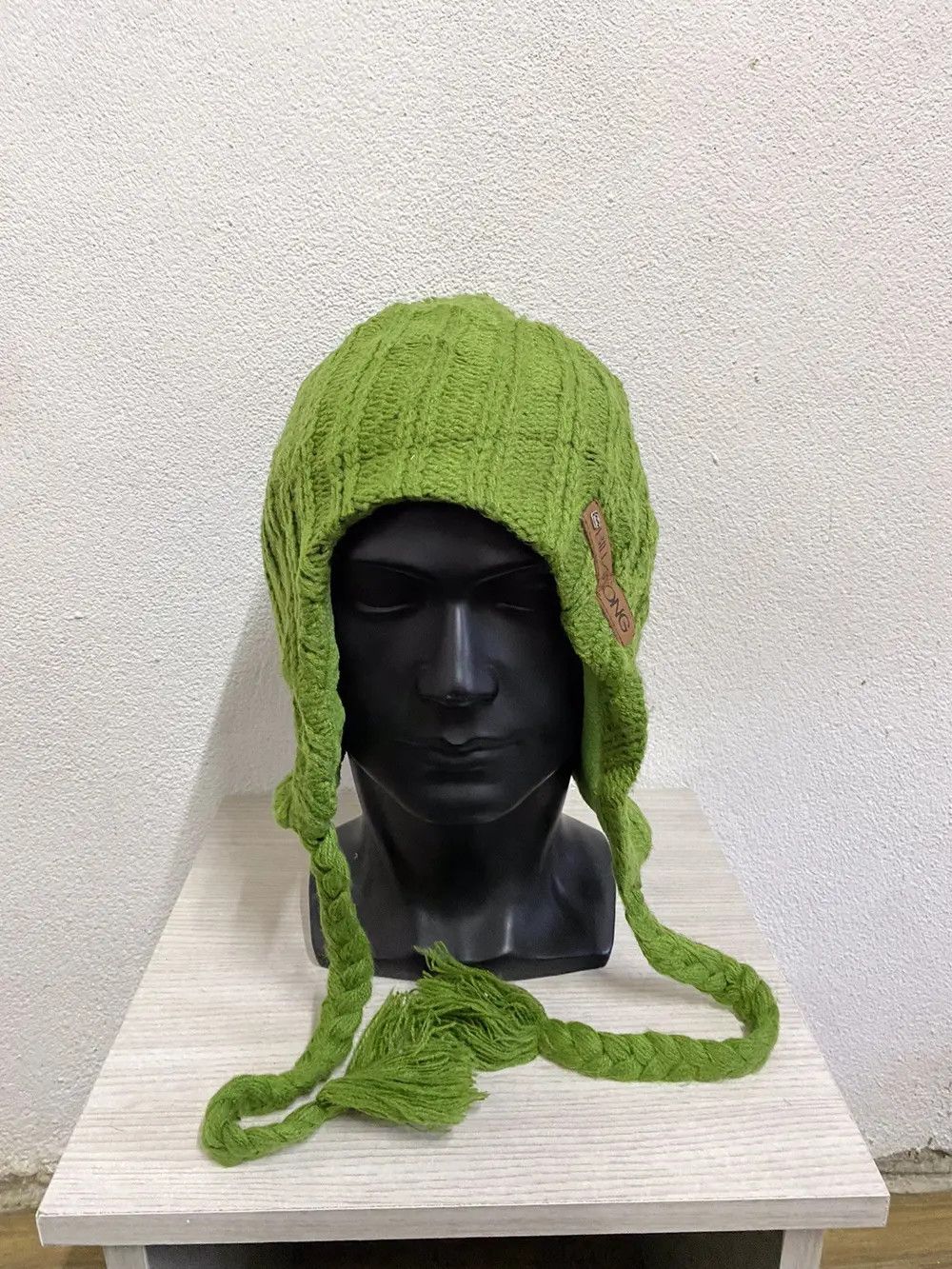 Billabong × Vintage Vintage Billabong Earflap Knit Beanie Hat Size ONE SIZE - 3 Thumbnail