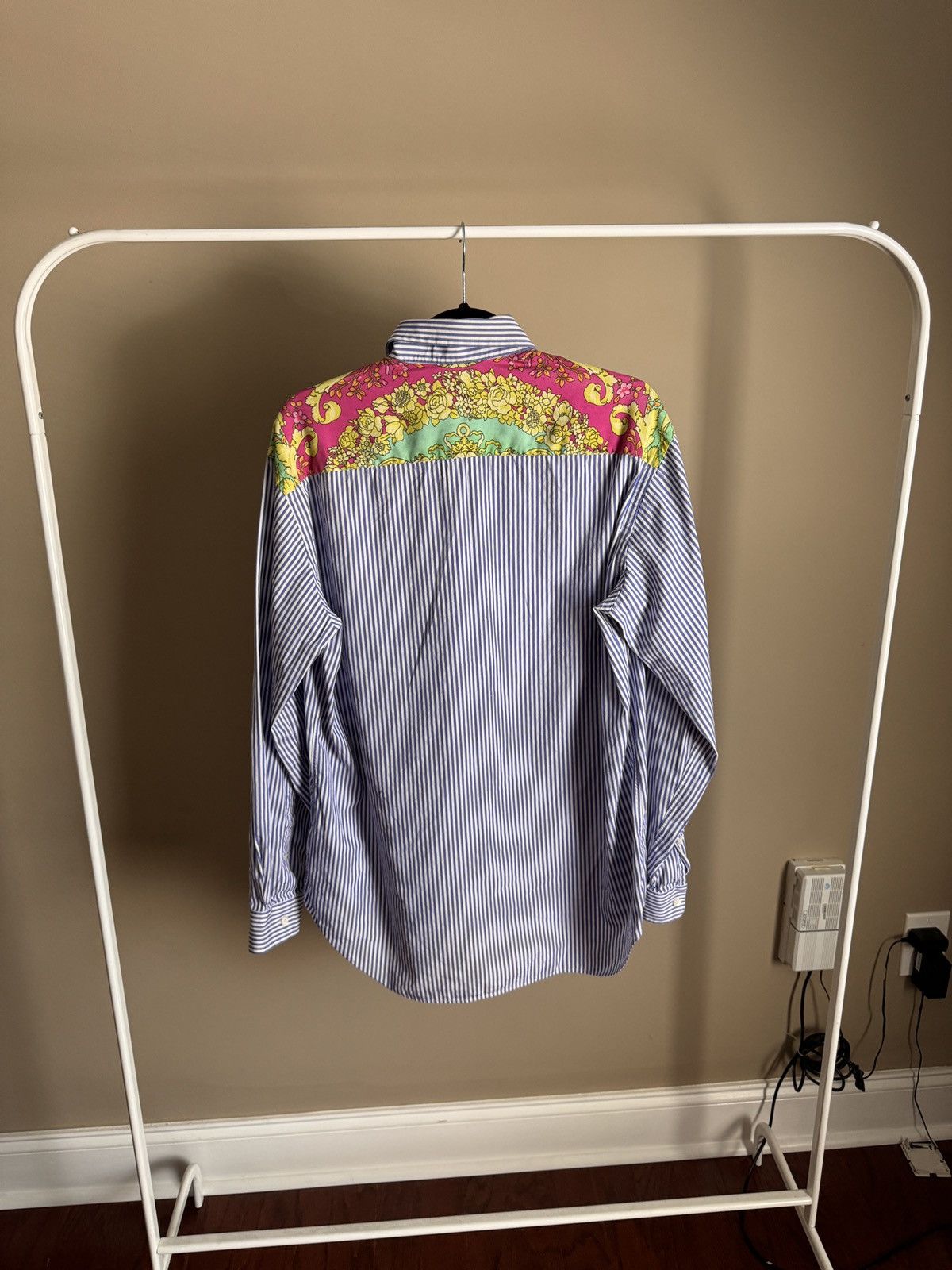 Versace Versace Striped button-down long sleeve shirt Size US L / EU 52-54 / 3 - 2 Thumbnail