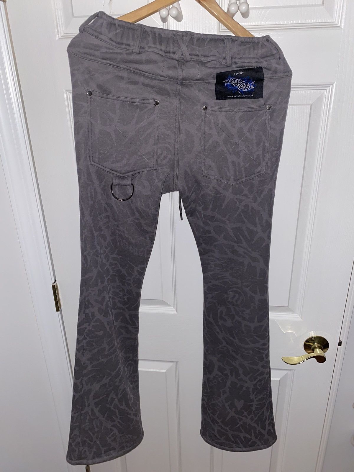 Vintage Weslah flared sweats Size US 29 - 2 Thumbnail