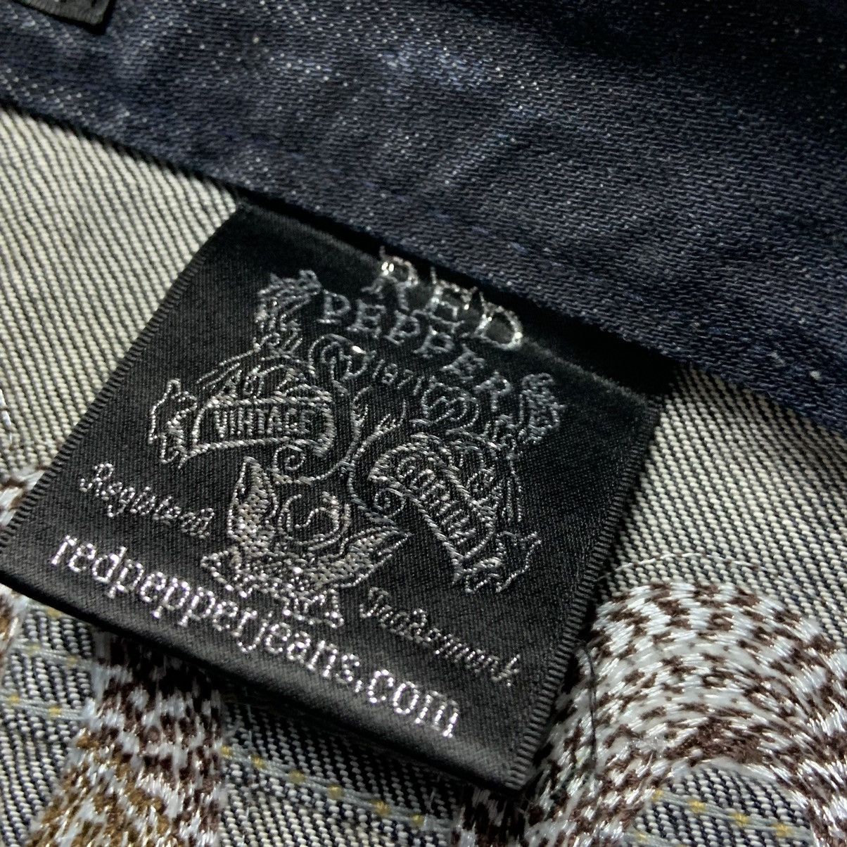 Ed Hardy × Japanese Brand × Vintage Vintage Ed Hardy X Redpapper Big Logo Distressed Jeans Size US 34 / EU 50 - 15 Thumbnail