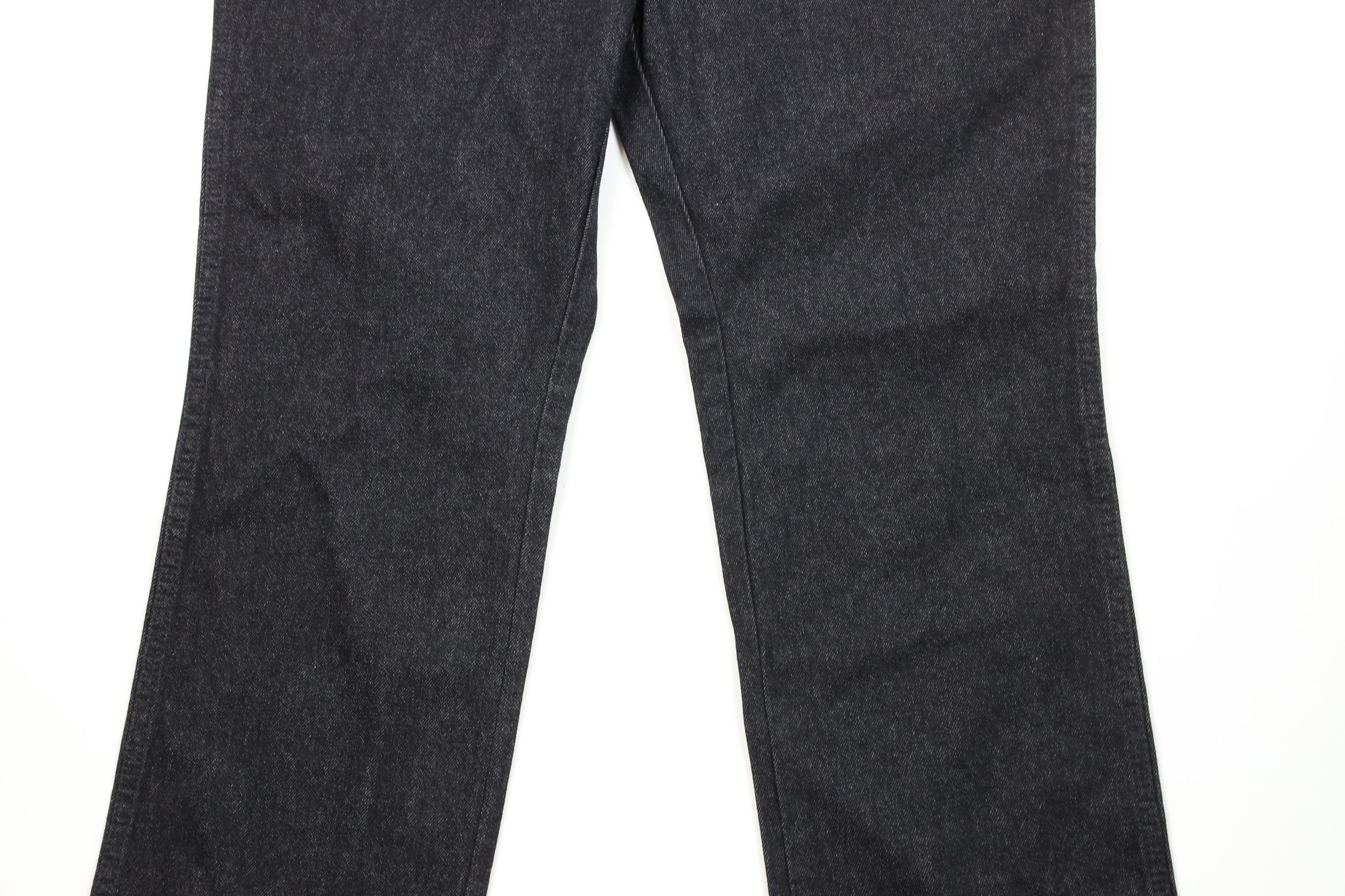 Vintage Vintage 90s Streetwear Wide Leg Denim Jeans Black Cotton Size US 38 / EU 54 - 3 Thumbnail