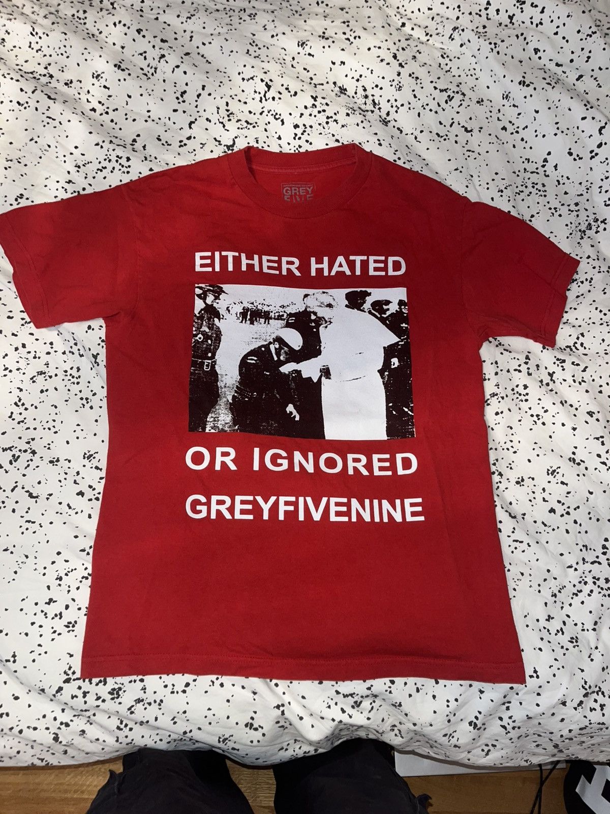 G59 Records G59 - Either Hated or Ignored Tee (Red) Size US M / EU 48-50 / 2 - 1 Thumbnail