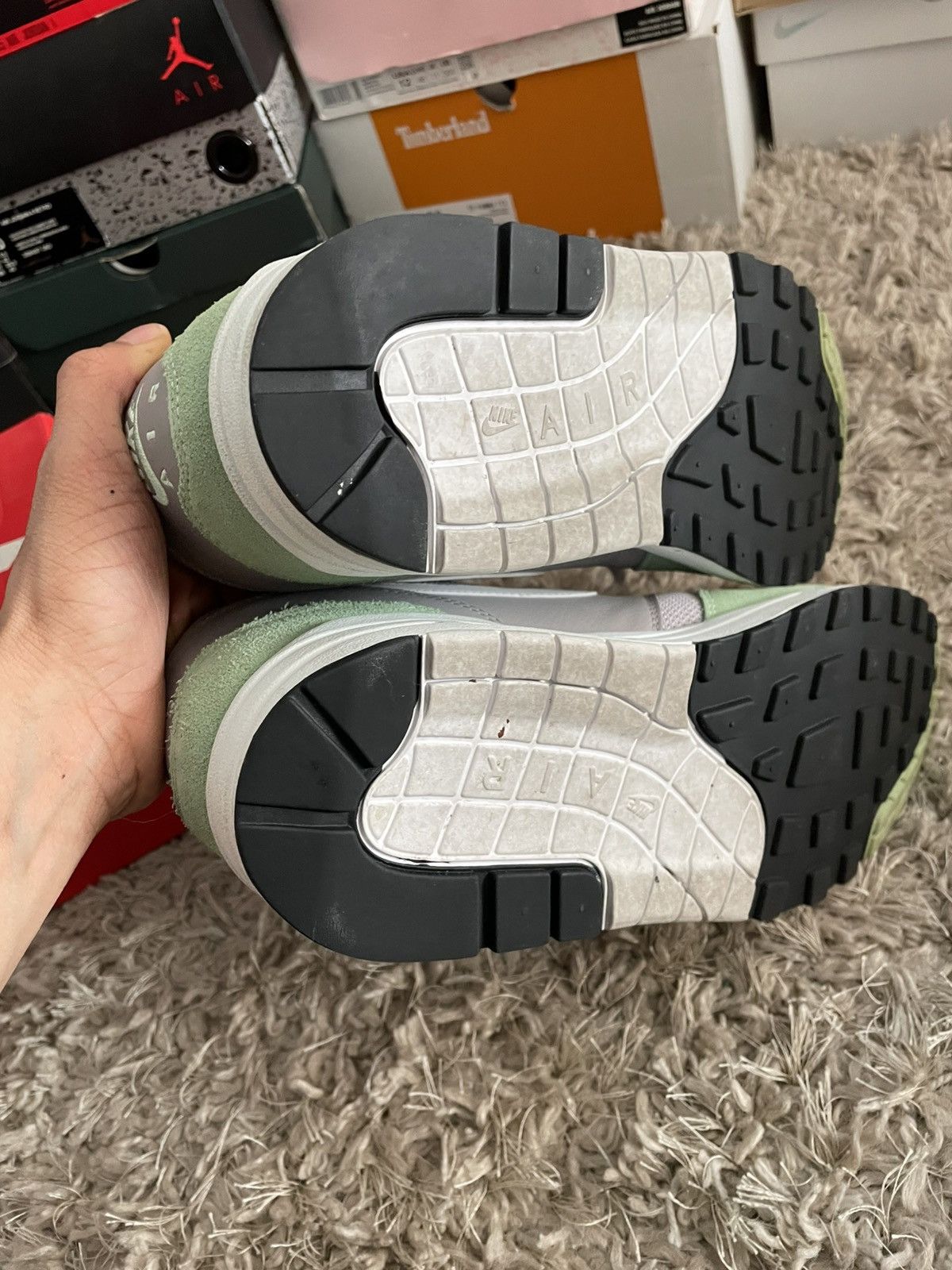 Nike Nike Air Max 1 Atmosphere Grey Fresh Mint Size US 11 / EU 44 - 8 Thumbnail