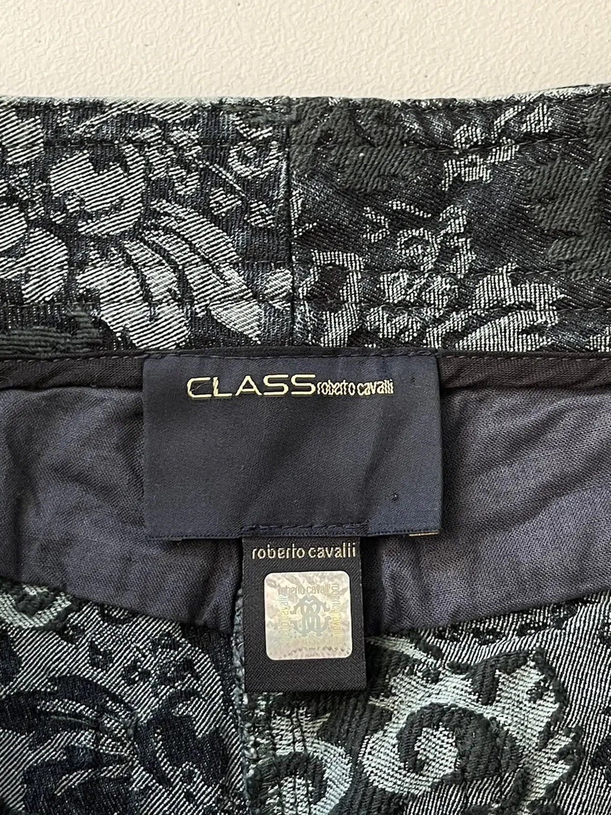 Roberto Cavalli Robero Cavalli Class Trousers Pants Flowers Size 28" / US 6 / IT 42 - 8 Thumbnail