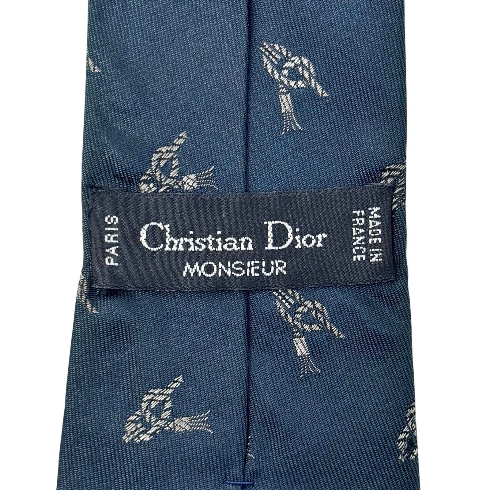 Christian Dior Monsieur Christian Dior Knot Pattern Tie Size ONE SIZE - 2 Thumbnail