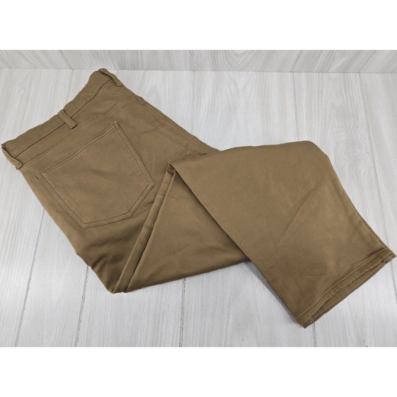 Banana Republic VINTAGE Banana Republic Pants Mens 40x30 Brown Flat Front 5-Pocket Size US 40 / EU 56 - 5 Thumbnail