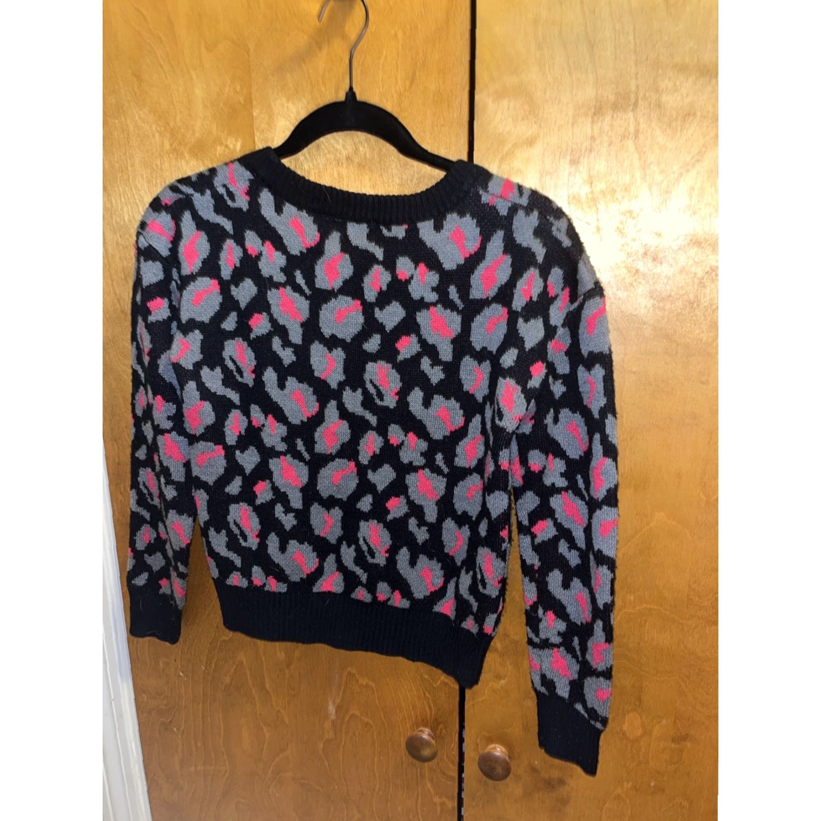 Ecko Unltd. VINTAGE Ecko Unltd Women Sweater XS Leopard Print Long Sleeve Crew Neck Pullover Casual Holiday Season Size XS / US 0-2 / IT 36-38 - 4 Thumbnail