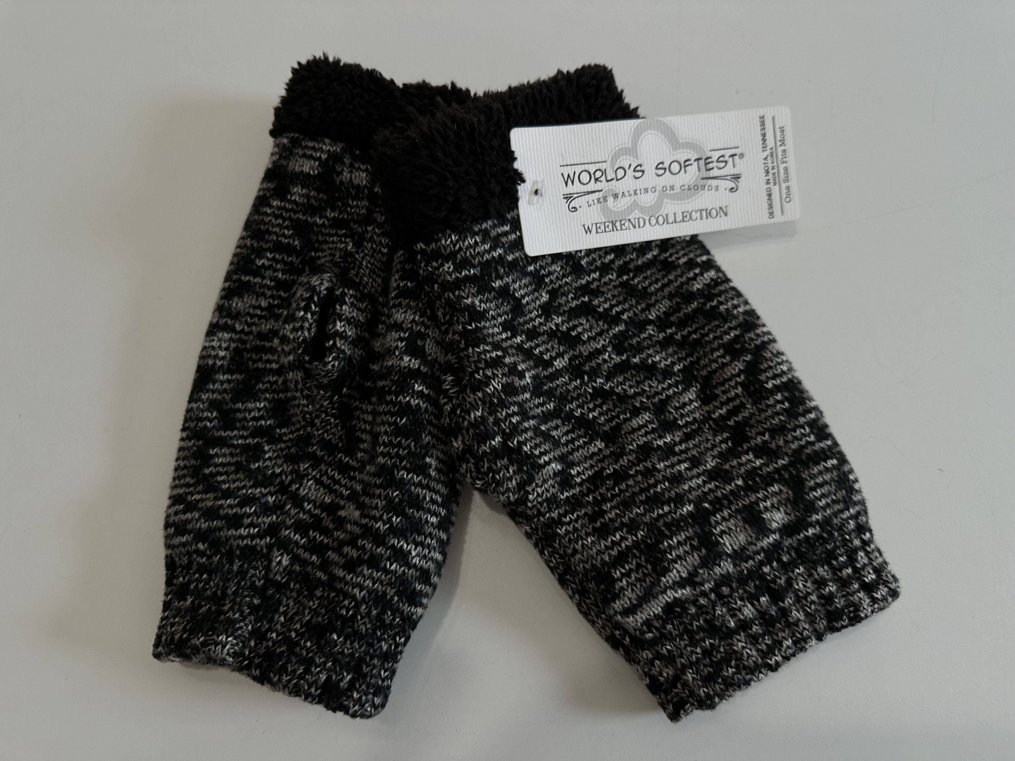Other World's Softest Weekend Collection Fingerless Gloves Mittens Size ONE SIZE - 1 Thumbnail