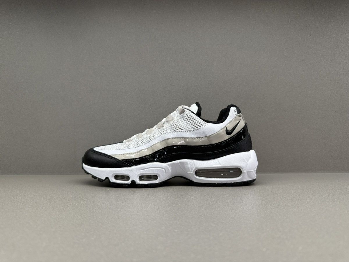 Nike Nike Air Max 95 White Light Iron Ore Black Patent Women’s Size US 6 / IT 36 - 5 Thumbnail
