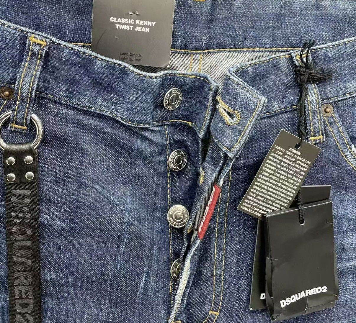 Dsquared2 DSQUARED2 (D2) Tailored Stretch Washed Jeans J30 Size US 32 / EU 48 - 5 Thumbnail