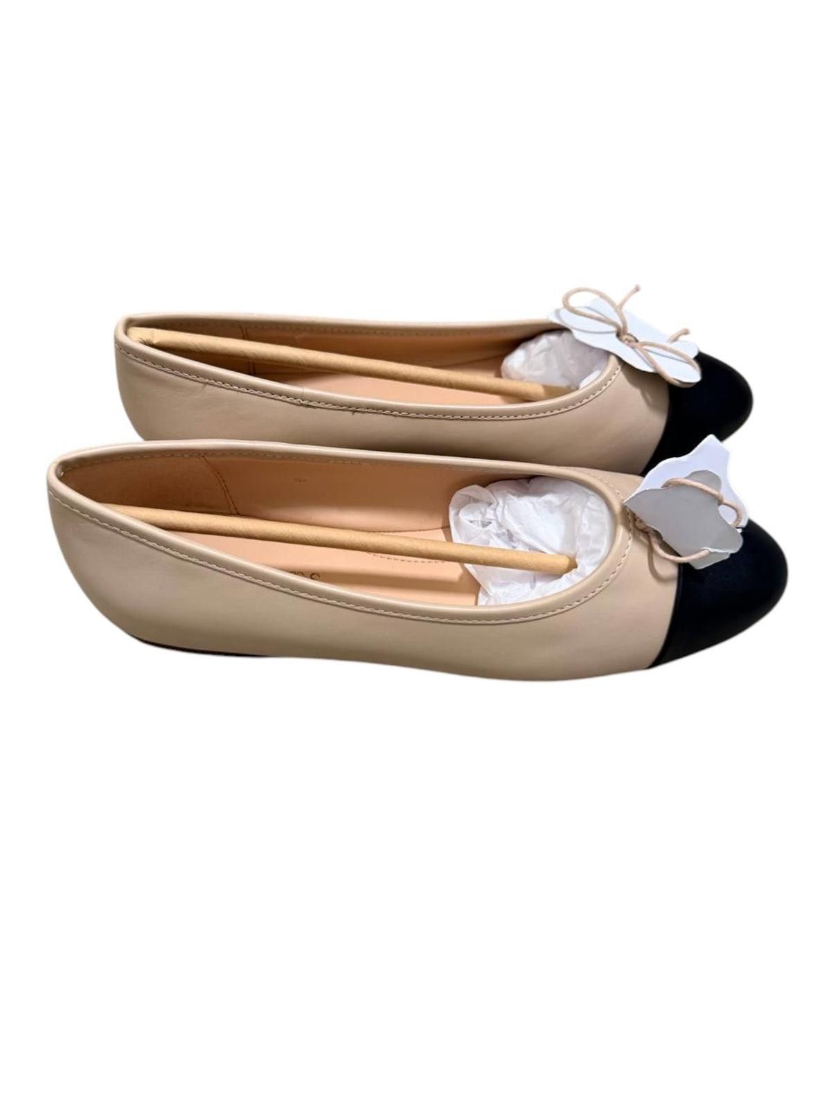 Other Talbots Ansly Ballet Flats – Rattan/Black – Size 6.5M Size US 6.5 / IT 36.5 - 4 Thumbnail